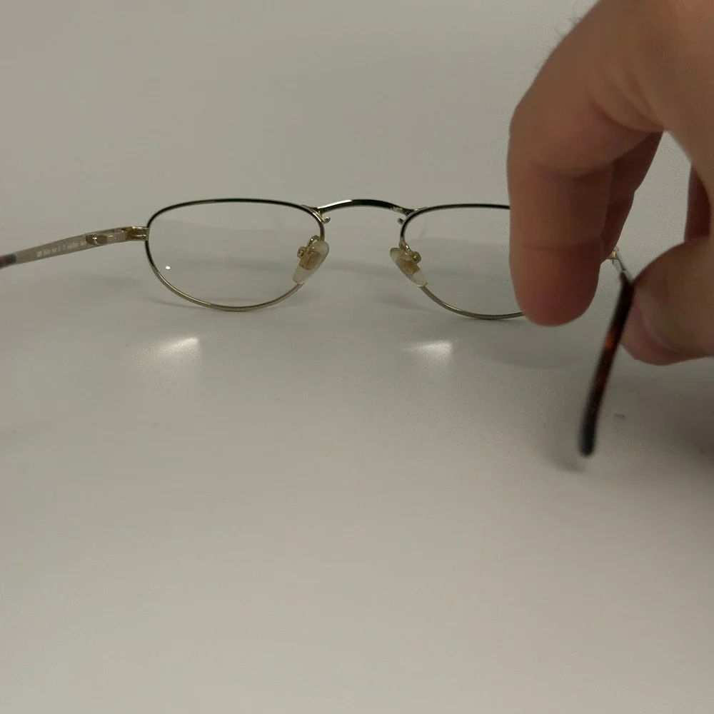 Mario Martinelli MM Better Half Eyeglasses Gold Demi Amber 47-21 Oval Frames‎